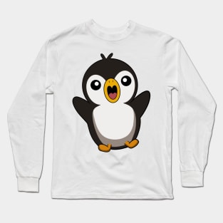 Cute Penguin Long Sleeve T-Shirt